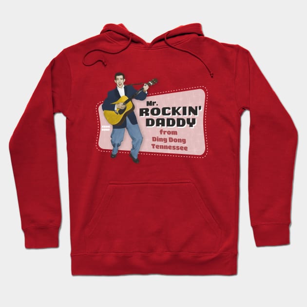 EDDIE BOND ROCKIN' DADDY Hoodie by Shockin' Steve